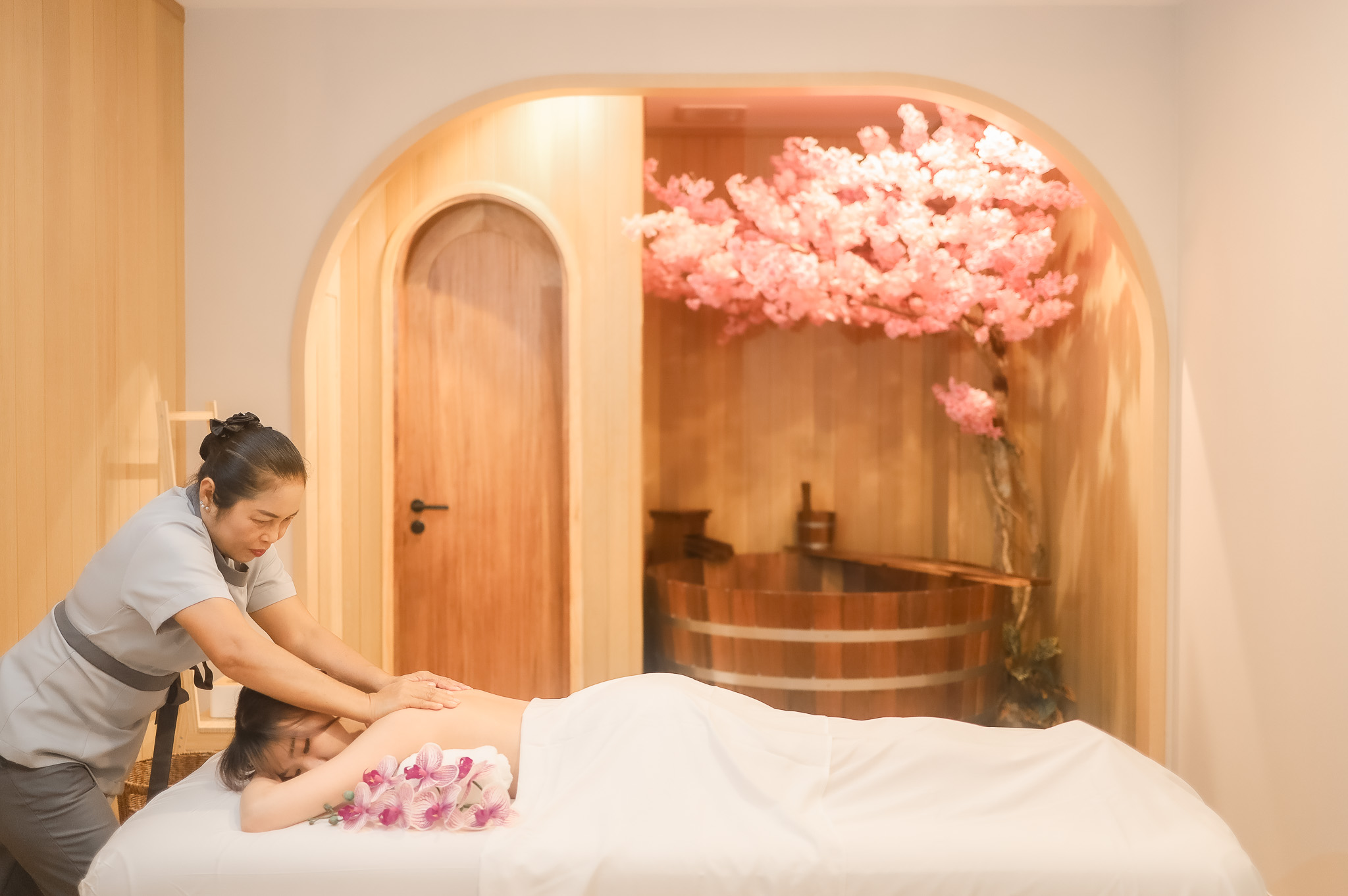 นวดอโรมา YU Onsen & Spa